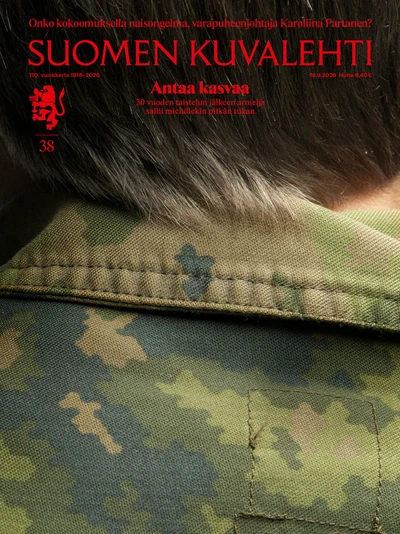 Suomen Kuvalehden numeron 38/2026 kansi. Numero on saatavilla myös ääniversiona.