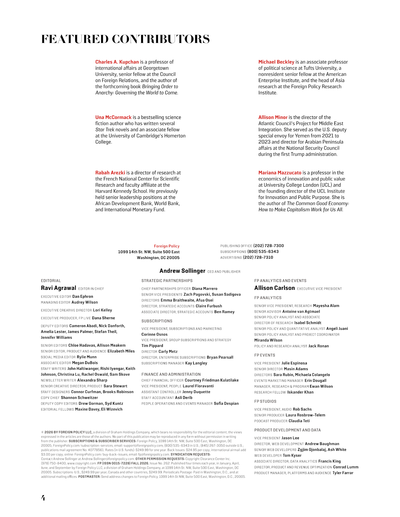 Text layer: the contributors heading, biographies, staff names and publication details.
