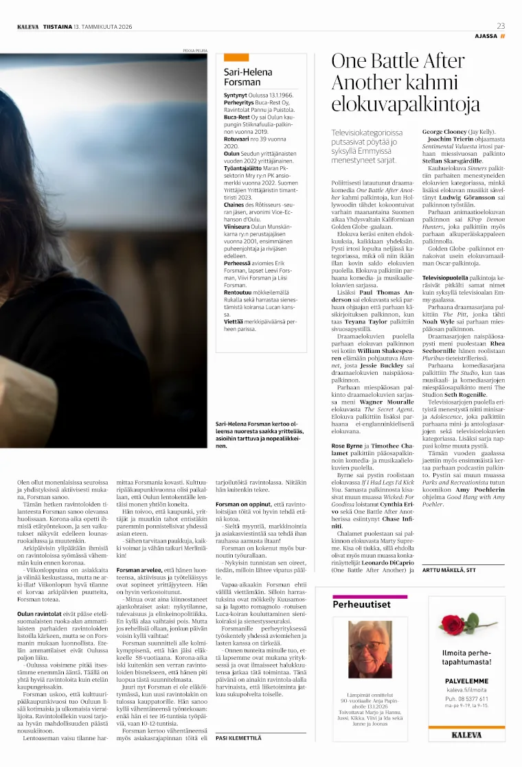 Kalevan sivu 23