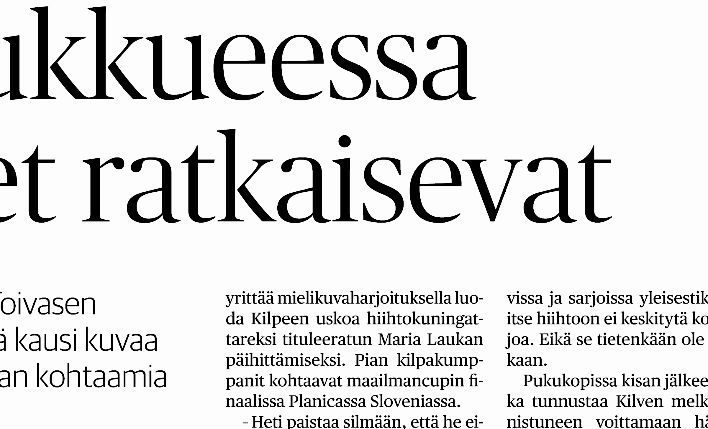 Sama kohta sivusta 2×-suurennoksella Editionsin piirtämänä. Kirjainten reunat ovat terävät.